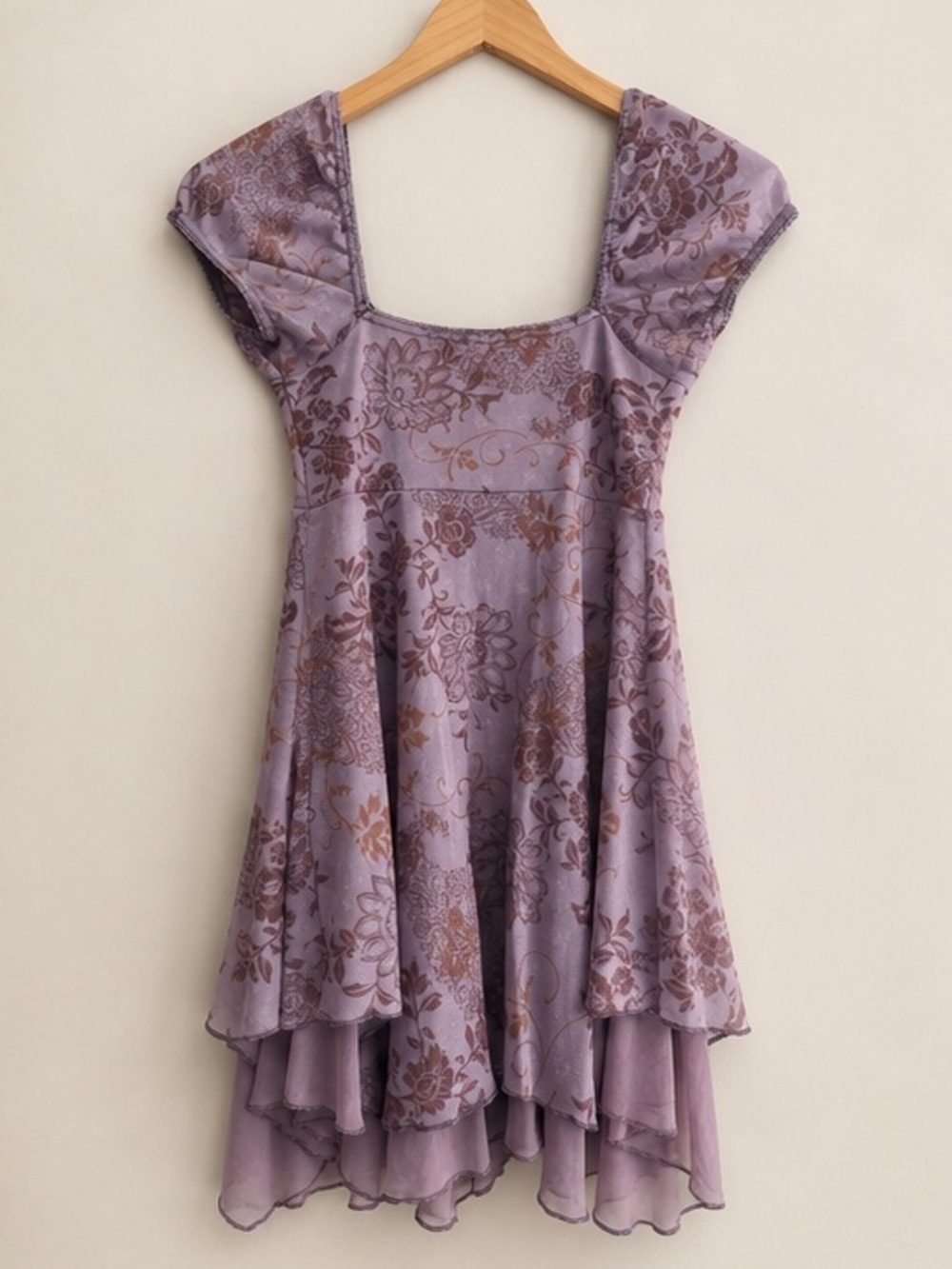 Urban Outfitters Chloe Skort Romper Lilac - Picture 4 of 5
